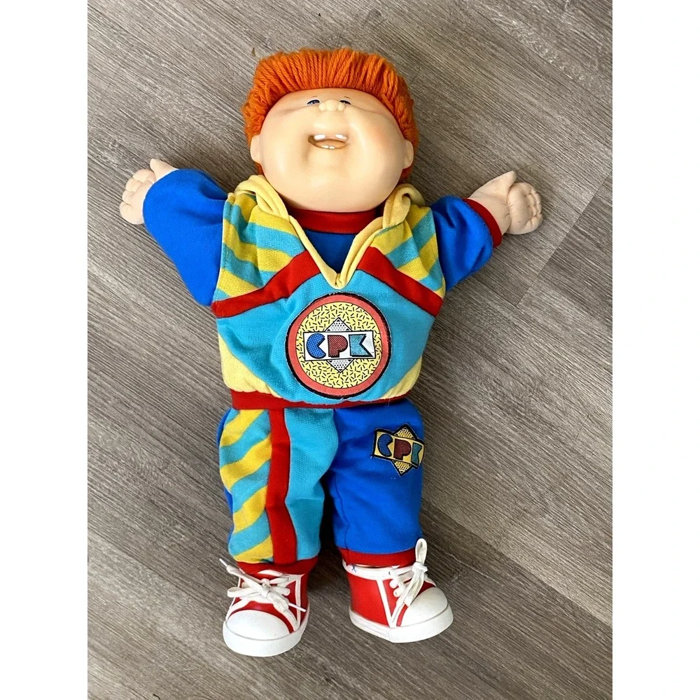 HM 19 Toothy Cabbage Patch Kid Red Hair Boy Designer Line 1989 90s Coleco Box - Picture 3 of 16